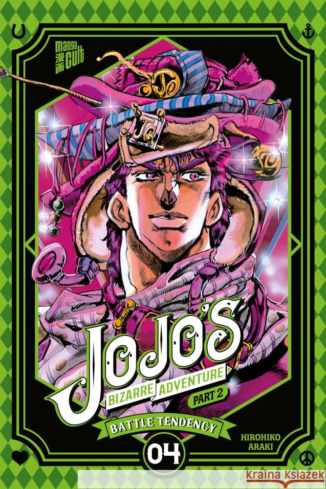 JoJo's Bizarre Adventure - Part 2: Battle Tendency 4 Araki, Hirohiko 9783964334756 Manga Cult - książka