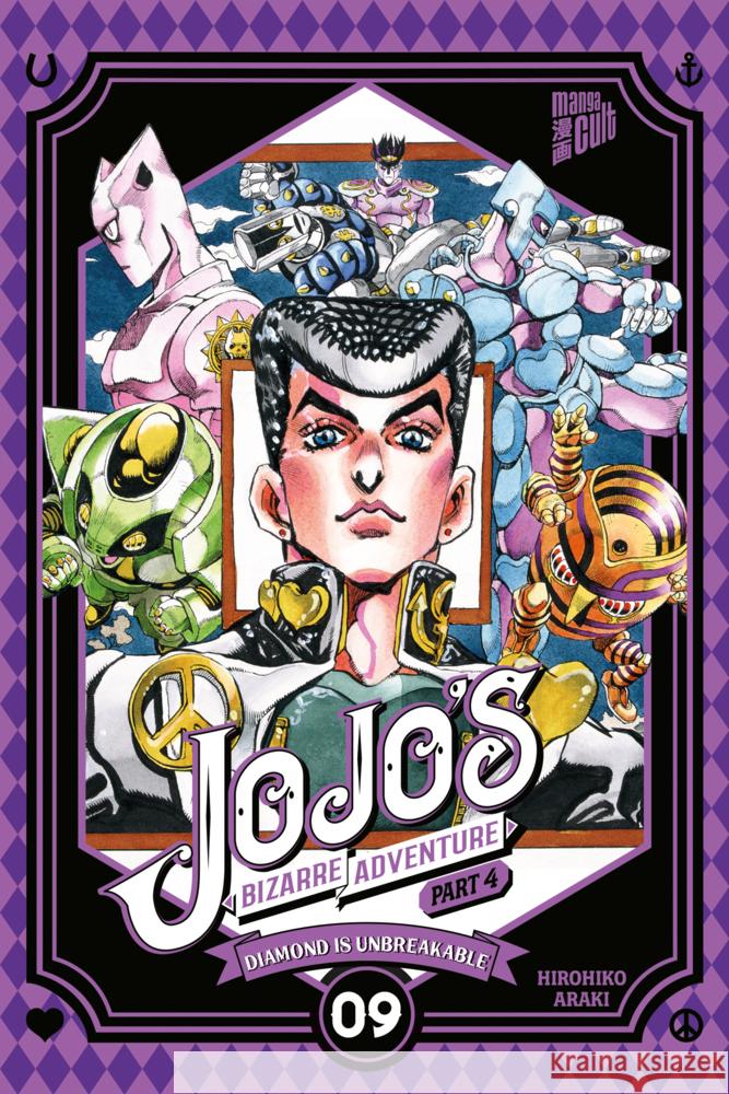 JoJo's Bizarre Adventure - Part 4: Diamond is Unbreakable 9 Araki, Hirohiko 9783757303846 Manga Cult - książka