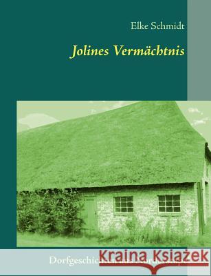 Jolines Vermächtnis: Dorfgeschichten aus Norderstapel Schmidt, Elke 9783848208739 Books on Demand - książka