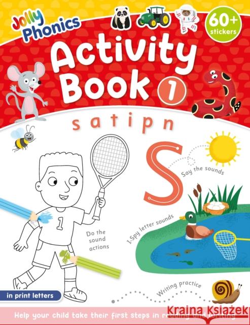 Jolly Phonics Activity Book 1: In Print Letters (American English Edition) Sue Lloyd 9781835823736 Jolly Phonics - książka