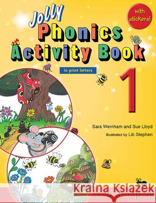 Jolly Phonics Activity Book 1: In Print Letters (American English Edition) Wernham, Sara 9781844142699 Jolly Learning Ltd. - książka