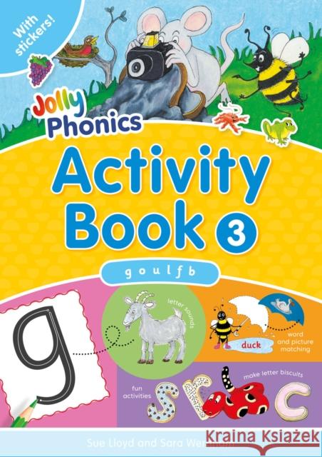 Jolly Phonics Activity Book 3: in Precursive Letters (British English edition) Sue Lloyd 9781844141555 Jolly Learning Ltd - książka