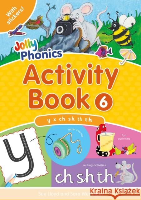 Jolly Phonics Activity Book 6: In Precursive Letters (British English edition) Sue Lloyd 9781844141586 Jolly Learning Ltd - książka