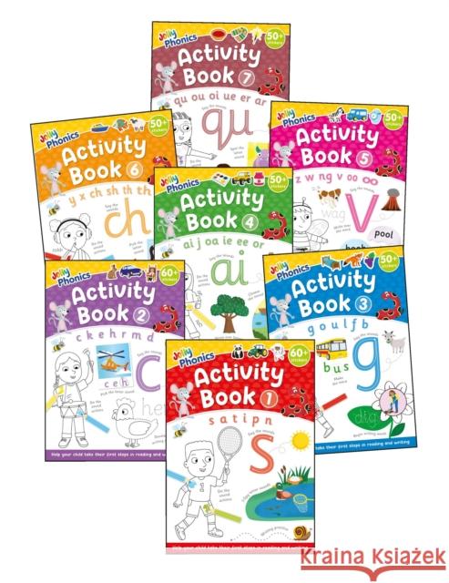 Jolly Phonics Activity Books 1-7 Sue Lloyd 9781835823729 Jolly Learning Ltd - książka