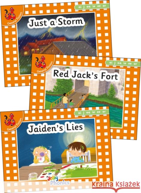 Jolly Phonics Orange Level Readers Set 4: in Precursive Letters (British English edition) Louise Van-Pottelsberghe Jan Smith  9781844145775 Jolly Learning Ltd - książka