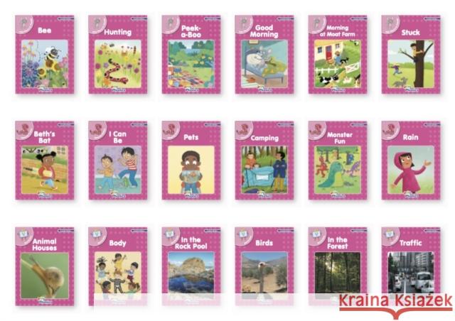 Jolly Phonics Pink Readers Complete Set: in Print Letters (American English Edition) Sara Wernham 9781835823644 Jolly Phonics - książka