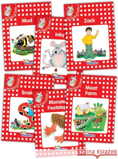 Jolly Phonics Readers, Inky & Friends, Level 1: in Precursive Letters (British English edition) Sara Wernham 9781903619476 Jolly Learning Ltd - książka