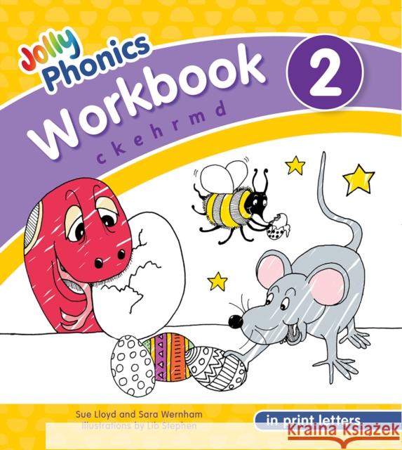 Jolly Phonics Workbook 2: In Print Letters (American English edition) Sara Wernham 9781844146765 Jolly Learning Ltd - książka