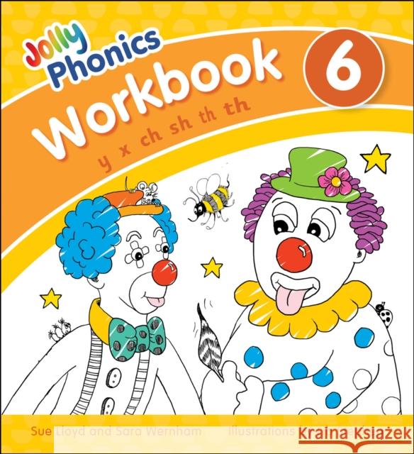 Jolly Phonics Workbook 6: in Precursive Letters (British English edition) Sue Lloyd 9781844146567 Jolly Learning Ltd - książka