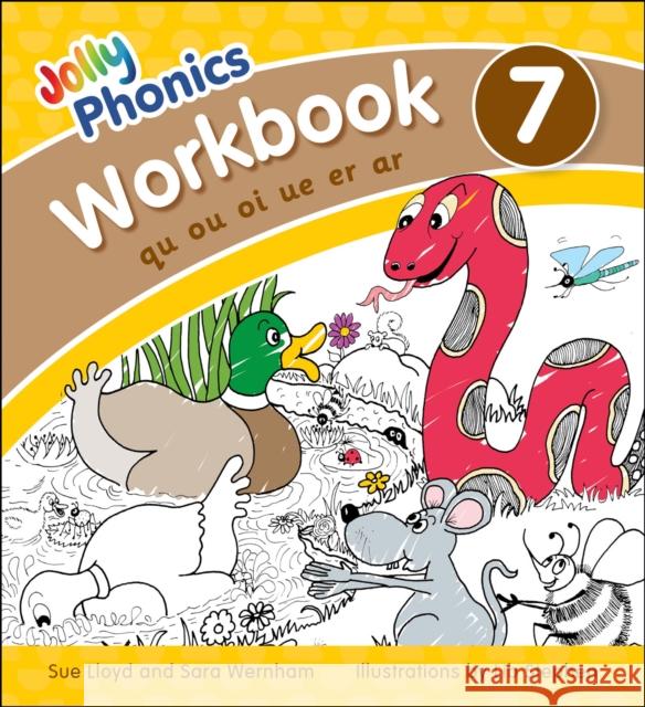 Jolly Phonics Workbook 7: in Precursive Letters (British English edition) Sue Lloyd 9781844146574 Jolly Learning Ltd - książka