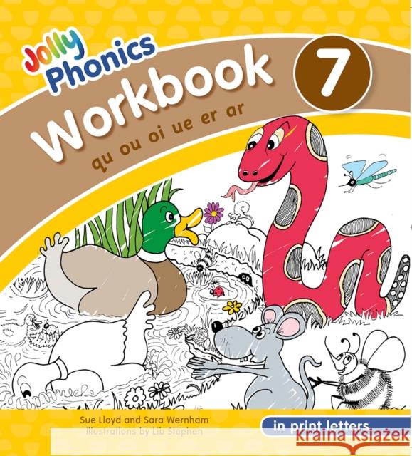 Jolly Phonics Workbook 7: In Print Letters (American English edition) Sara Wernham 9781844146819 Jolly Learning Ltd - książka