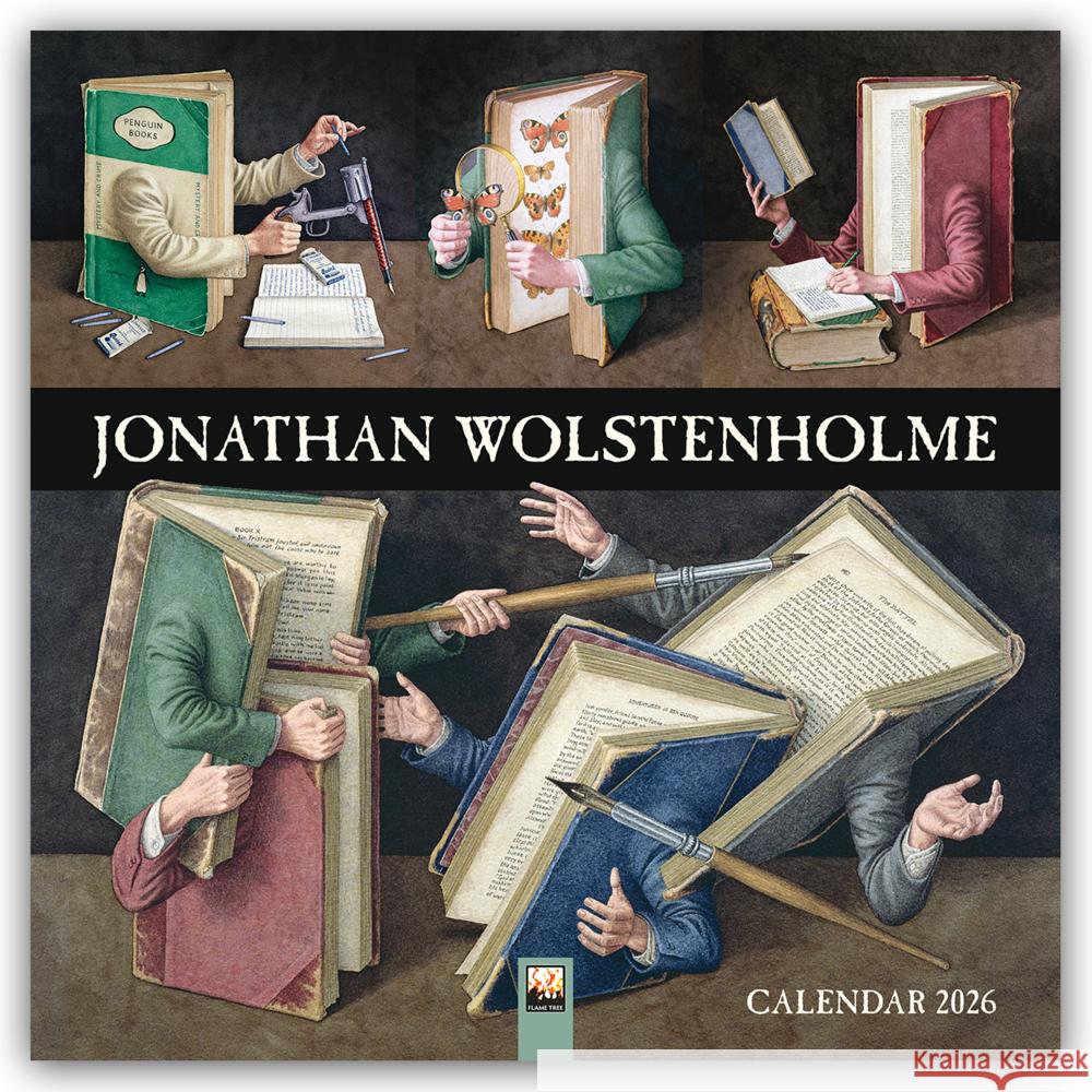 Jonathan Wolstenholme Wall Calendar 2026 (Art Calendar) Flame Tree Studio 9781835623152 Flame Tree Publishing - książka