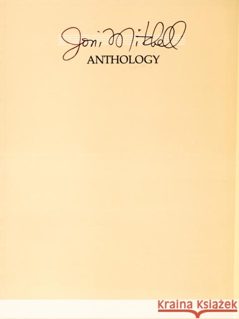 JONI MITCHELL ANTHOLOGY PVG Joni Mitchell 9780769207148 ALFRED PUBLISHING CO.(UK)LTD - książka