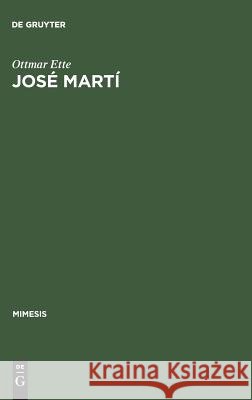 José Martí Ette, Ottmar 9783484550100 Max Niemeyer Verlag - książka