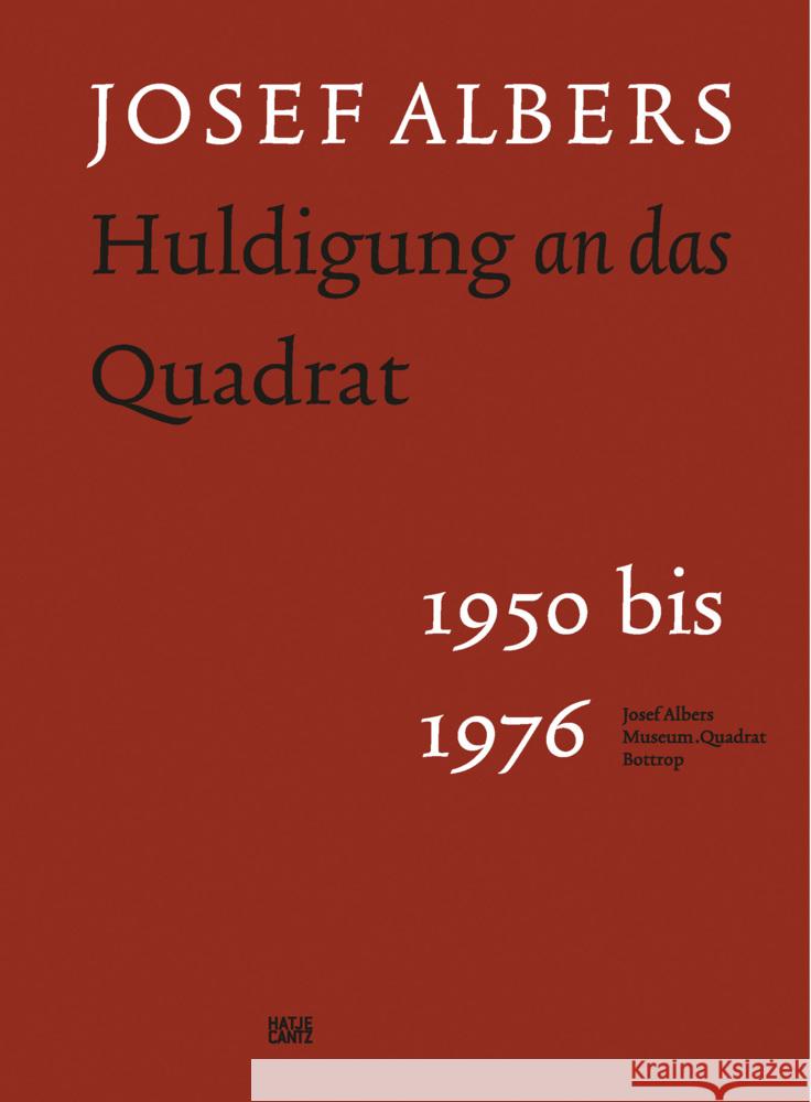 Josef Albers  9783775754156 Hatje Cantz Verlag - książka