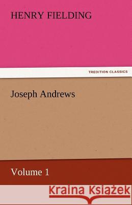 Joseph Andrews Vol 1 Henry Fielding   9783842471931 tredition GmbH - książka