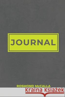 Journal Rosmond McCalla 9781088052631 Vibrant Elevations - książka