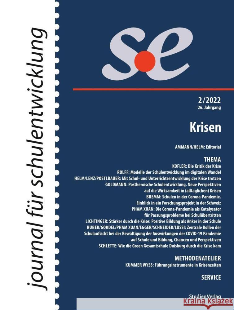 journal für schulentwicklung 2/2022  9783706562379 Studienverlag - książka