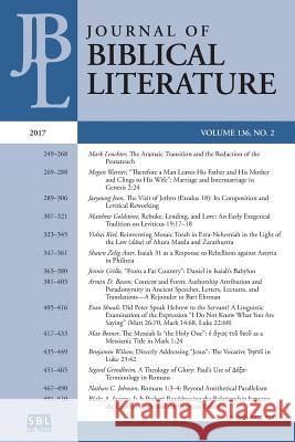 Journal of Biblical Literature 136.2 (2017) Adele Reinhartz 9780884143871 Society of Biblical Literature - książka