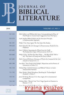 Journal of Biblical Literature 137.3 (2018) Adele Reinhartz 9780884143888 Society of Biblical Literature - książka