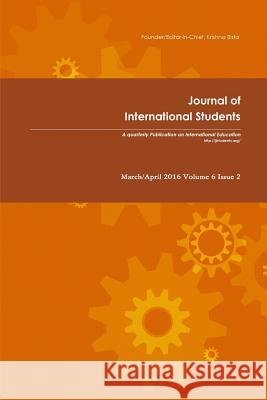 Journal of International Students 2016 Vol 6 Issue 2 Krishna Bista 9781329987227 Lulu.com - książka