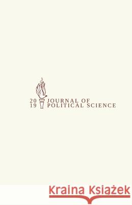 Journal of Political Science Adam Chamberlain Min Ye Drew Kurlowski 9781970030075 Athenaeum Press at Coastal Carolina Universit - książka