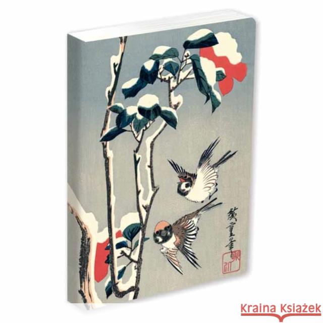 Journal Sparrows and Camellia in Snow Tuttle Studio 9780804859110 Tuttle Publishing - książka