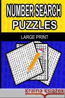 Journey Number Search Puzzles: 60 Stimulating Puzzles G. Dehaney 9781522922155 Createspace Independent Publishing Platform - książka