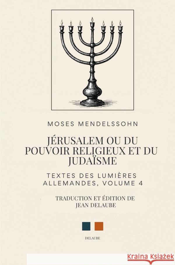 Jérusalem ou du pouvoir religieux et du judaïsme Mendelssohn, Moses 9783565035137 epubli - książka