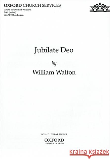Jubilate Deo  9780193594463 Oxford University Press - książka