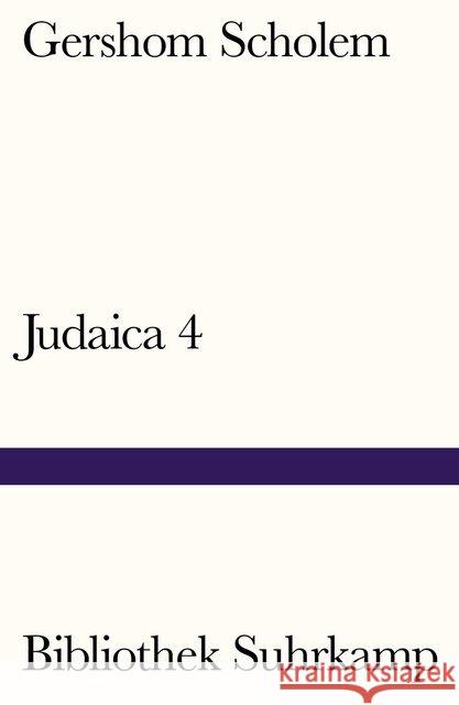 Judaica IV Scholem, Gershom 9783518240502 Suhrkamp - książka