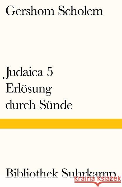 Judaica V Scholem, Gershom 9783518240649 Suhrkamp - książka