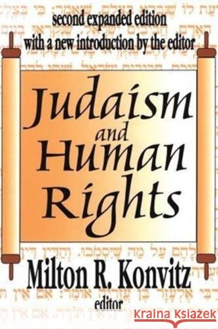 Judaism and Human Rights Carlos Ripoll 9781138526655 Routledge - książka