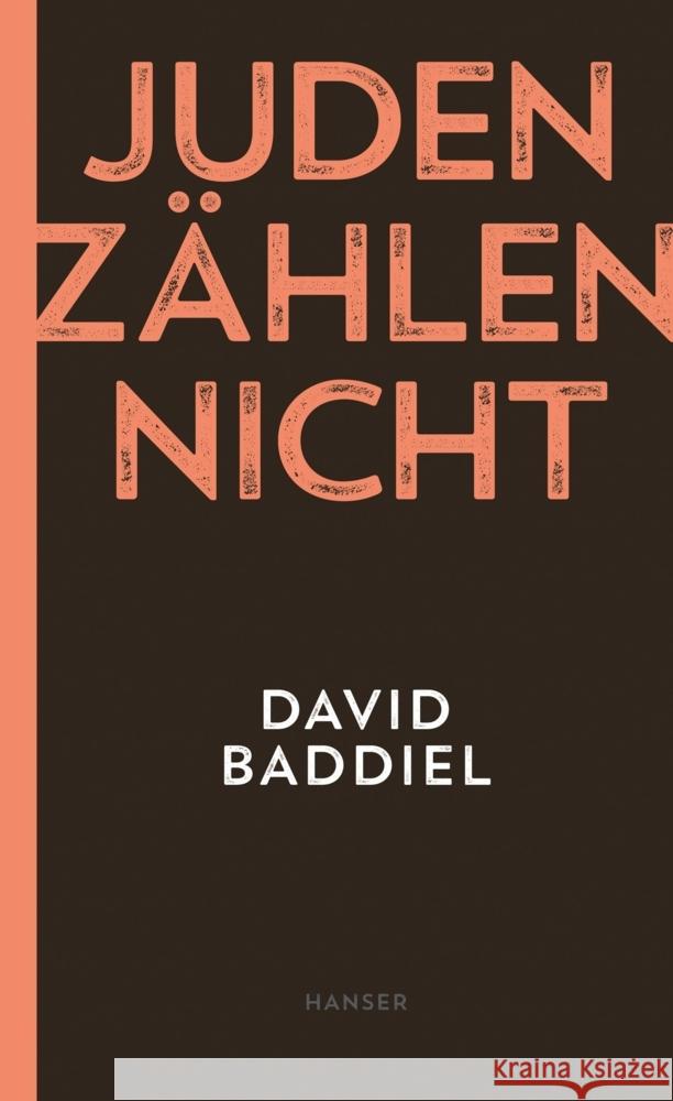 Juden zählen nicht Baddiel, David 9783446281660 Hanser - książka