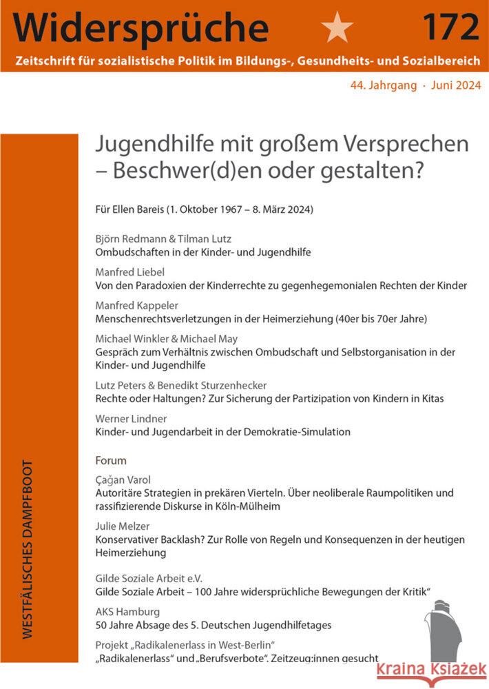 Jugendhilfe mit großem Versprechen  9783986340124 Westfälisches Dampfboot - książka