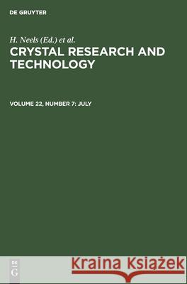 July No Contributor 9783112485613 de Gruyter - książka