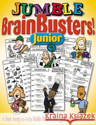 Jumble Brainbusters Junior: Because Learning Can Be Fun! David L. Hoyt Russell L. Hoyt 9781892049292 Triumph Books - książka