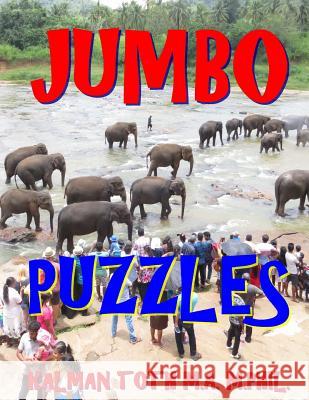 Jumbo Puzzles: 133 Giant Print Word Search Puzzles Kalman Tot 9781976503603 Createspace Independent Publishing Platform - książka