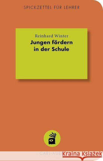 Jungen fördern in der Schule Winter, Reinhard 9783849702489 Carl-Auer - książka