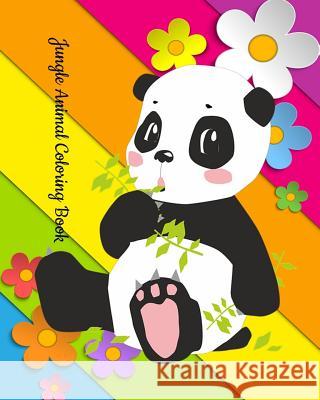 Jungle Animal Coloring Book: For Children Ages 2-4 Alice Brown 9781727285642 Createspace Independent Publishing Platform - książka