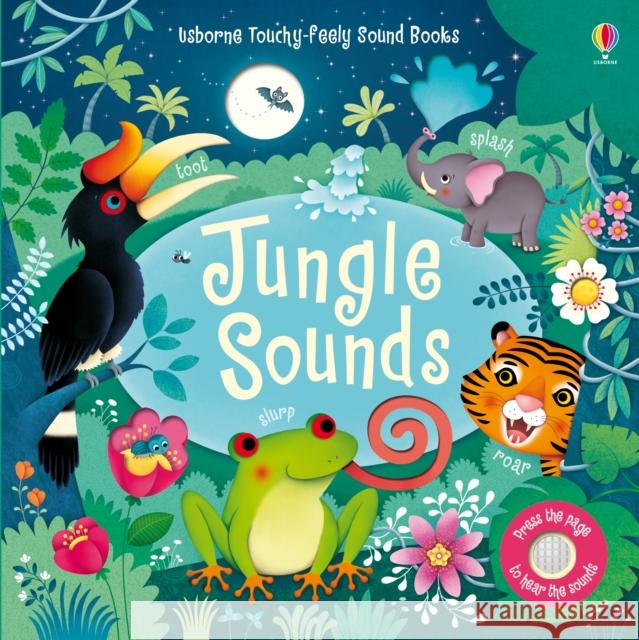 Jungle Sounds Sam Taplin 9781409597704 Usborne Publishing Ltd - książka