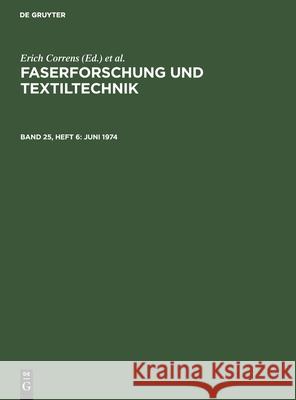Juni 1974 H Heinrich, G Schmid, No Contributor 9783112520673 De Gruyter - książka