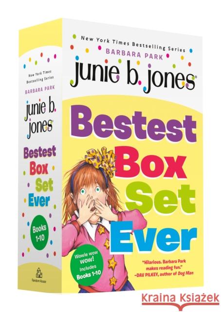 Junie B. Jones Bestest Box Set Ever (Books 1-10) Barbara Park Denise Brunkus 9780593375655 Random House Books for Young Readers - książka