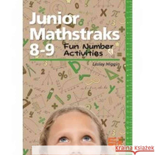 Junior Mathstraks 8-9: Blackline Masters for Ages 8-9 Higgin, Lesley 9781907550775 Tarquin - książka