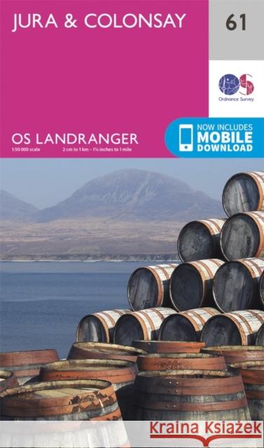 Jura & Colonsay Ordnance Survey 9780319261590 Ordnance Survey - książka
