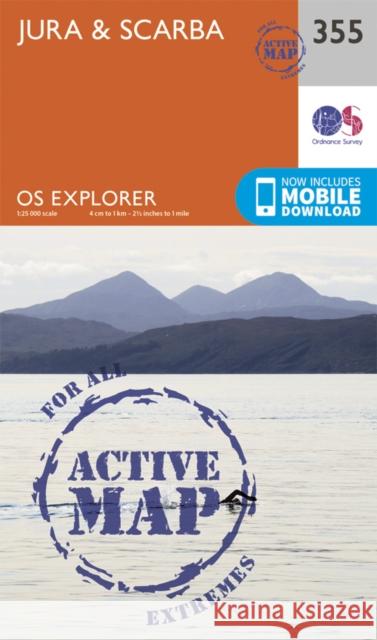 Jura and Scarba Ordnance Survey 9780319472262 Ordnance Survey - książka