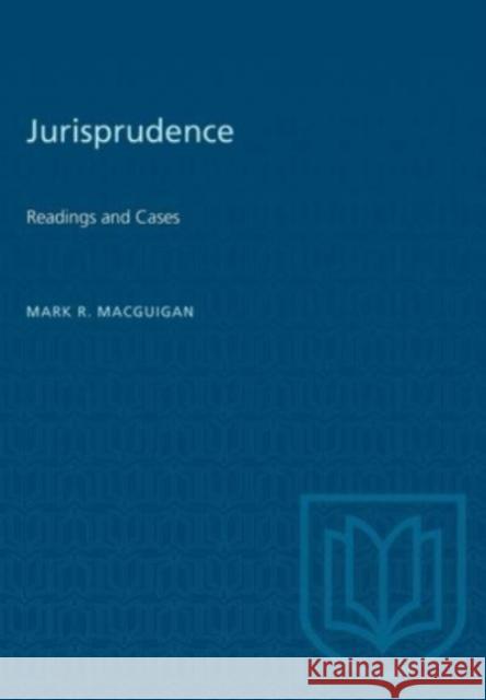 JURISPRUDENCE READINGS AND CASES  9781487577438 TORONTO UNIVERSITY PRESS - książka