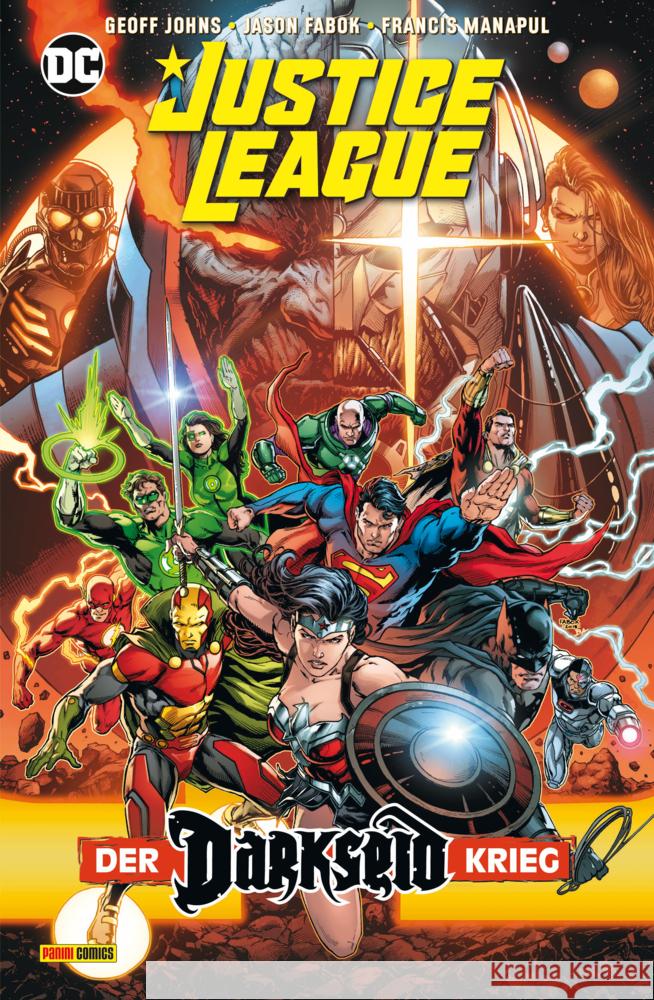Justice League: Der Darkseid Krieg Johns, Geoff, Jurgens, Dan, Ordway, Jerry 9783741622366 Panini Manga und Comic - książka