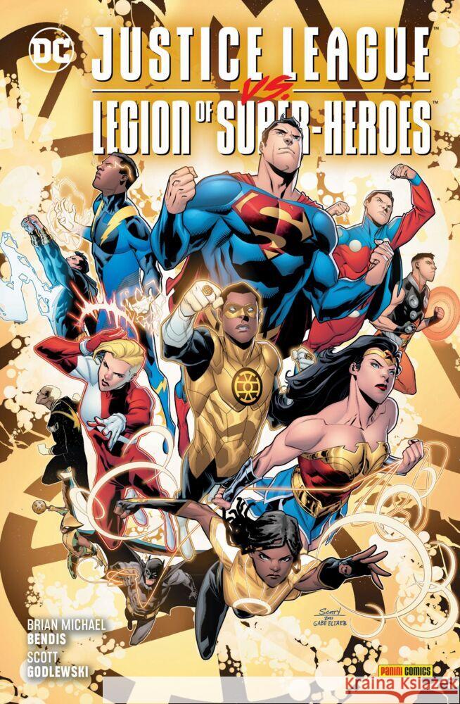 Justice League vs. Legion of Super-Heroes Bendis, Brian Michael, Godlewski, Scott 9783741630231 Panini Manga und Comic - książka