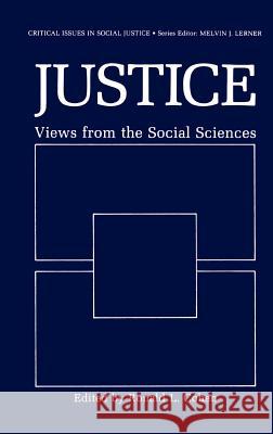 Justice: Views from the Social Sciences Cohen, Ronald L. 9780306422560 Springer - książka